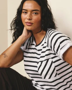 Light-As-Air Boy Tee Zen Stripe