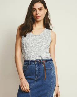 Light-As-Air Tank Faded Print
