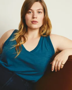 Light-As-Air Tank Ink Blue