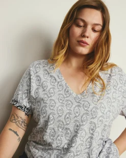 Light-As-Air V Rex Faded Print