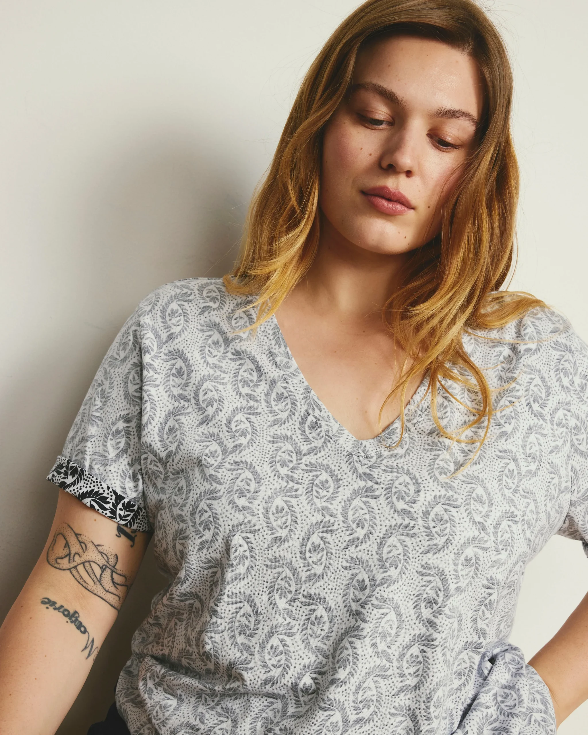 Light-As-Air V Rex Faded Print