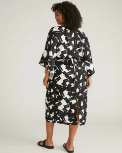 Lio Linen Blend Dress Santiago Print