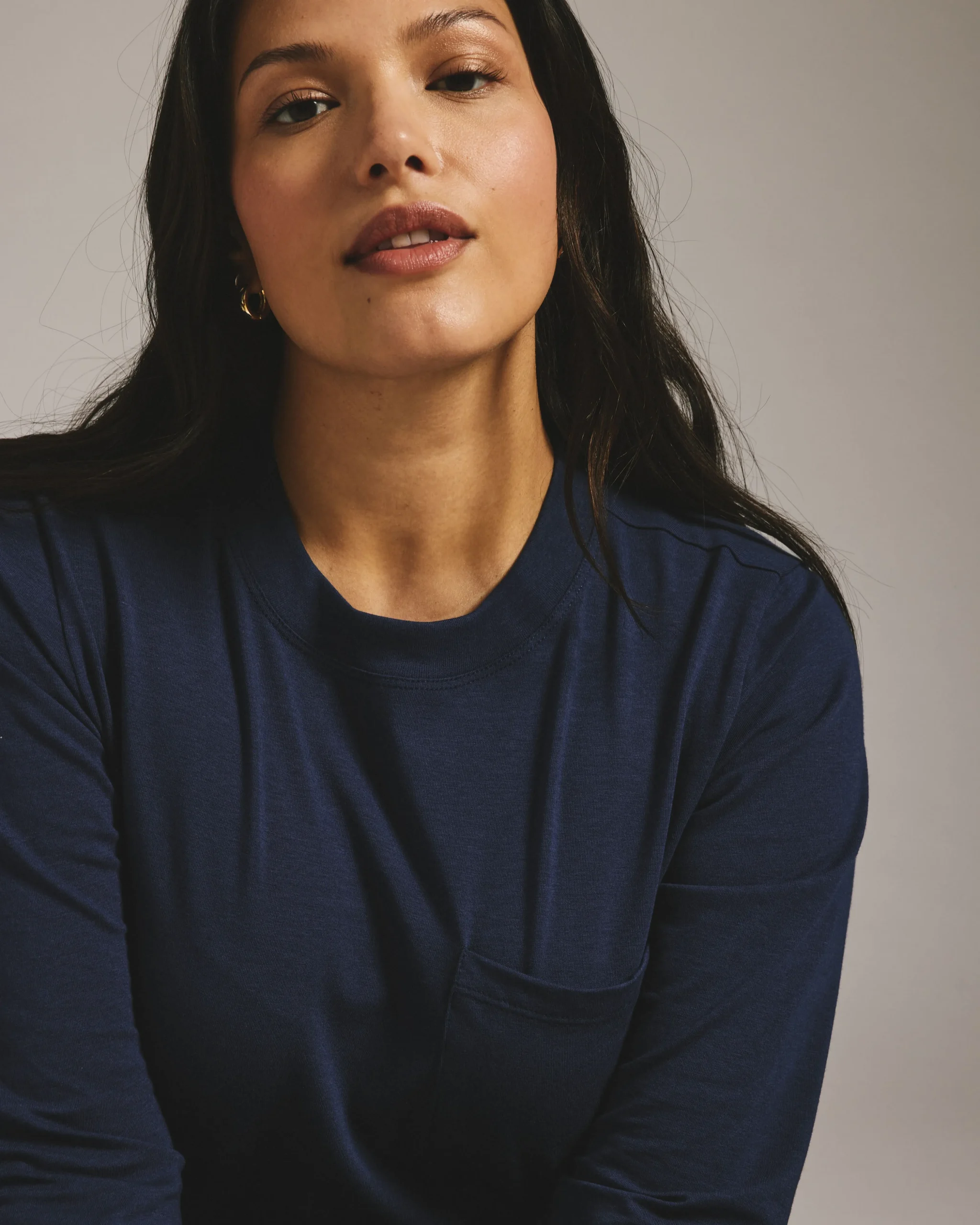 Long Sleeve Garcon Tee Classic Navy