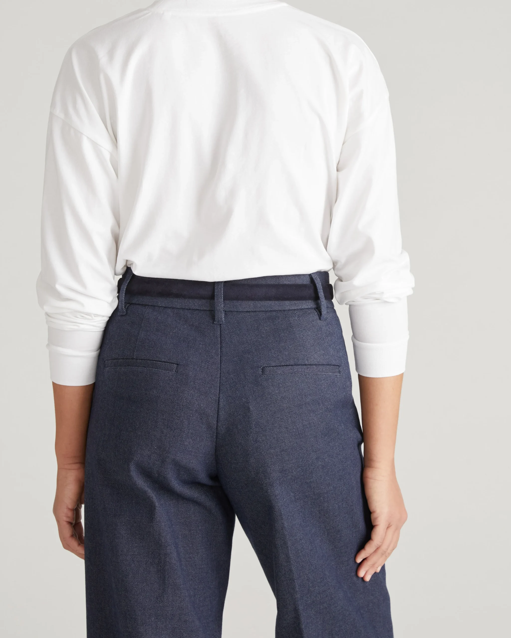 Long Sleeve Relaxed Tee White