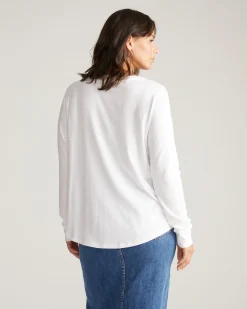 Long Sleeve Tee Rex White