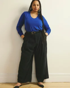 Long Sleeve V Rex Lapis