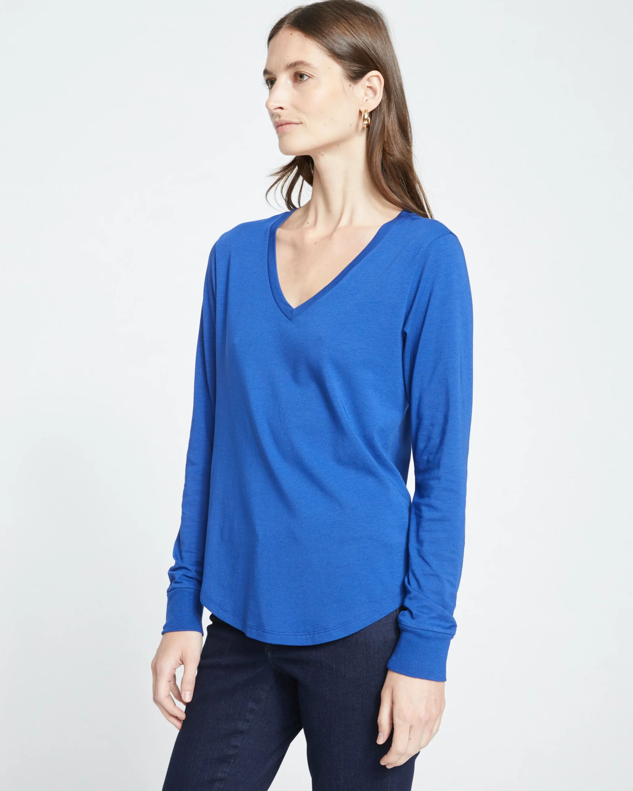 Long Sleeve V Rex Lapis