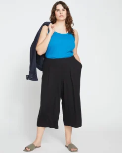 Lotti Jersey Culottes Black