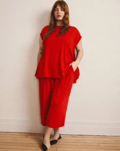 Lotti Jersey Culottes Shoreline Sunset