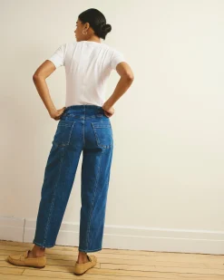 Maia Stovepipe Sleeve Tee White