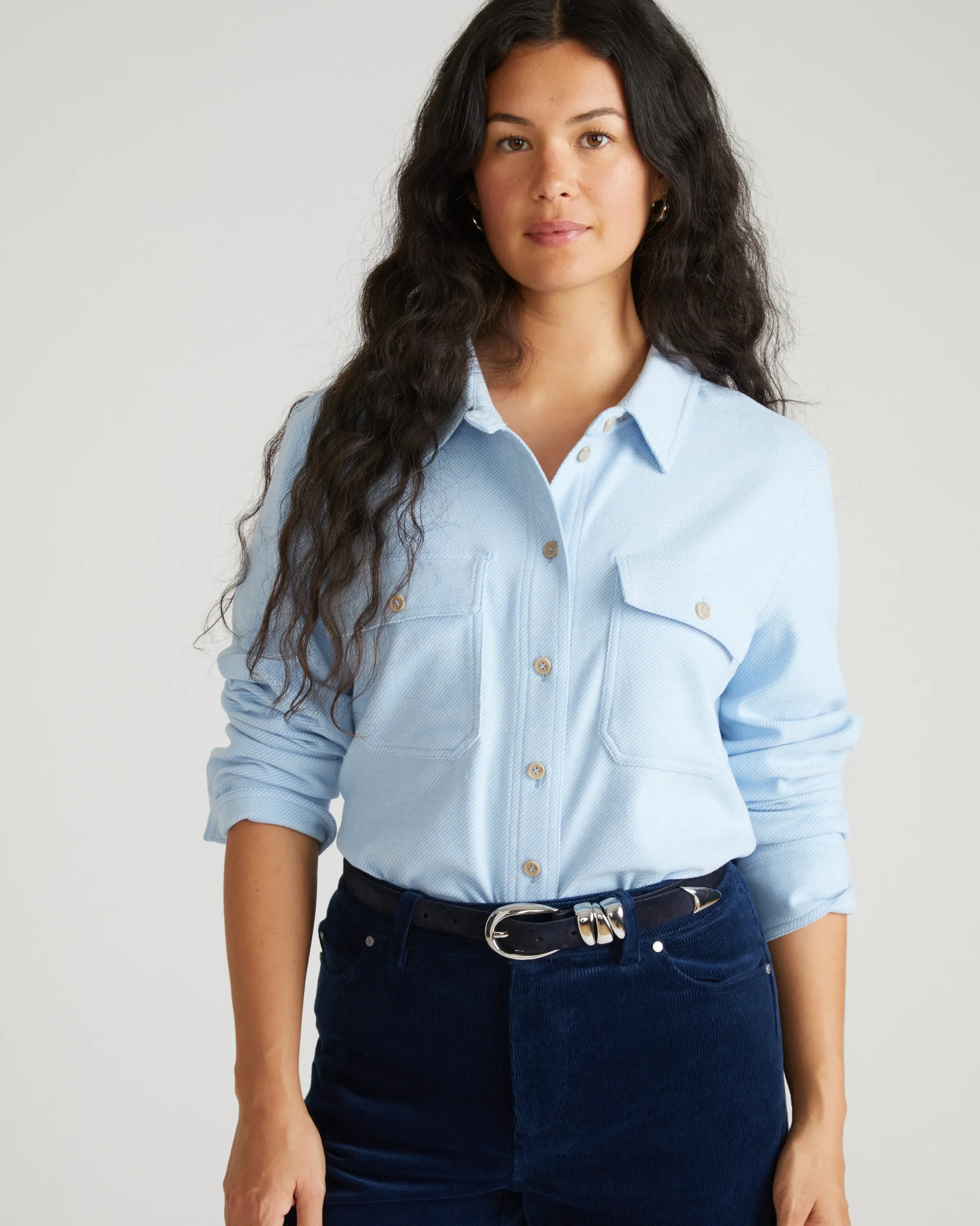 Maine Stretch Flannel Shirt Battenberg Twill