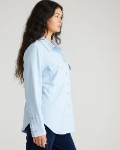 Maine Stretch Flannel Shirt Battenberg Twill