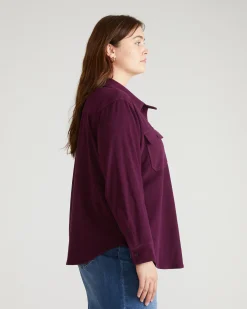 Maine Stretch Flannel Shirt Gamay