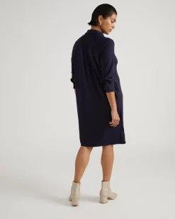 Marcie Liquid Jersey Dress Midnight