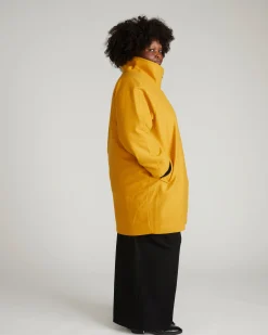 Marlo Cocoon Coat Mustard