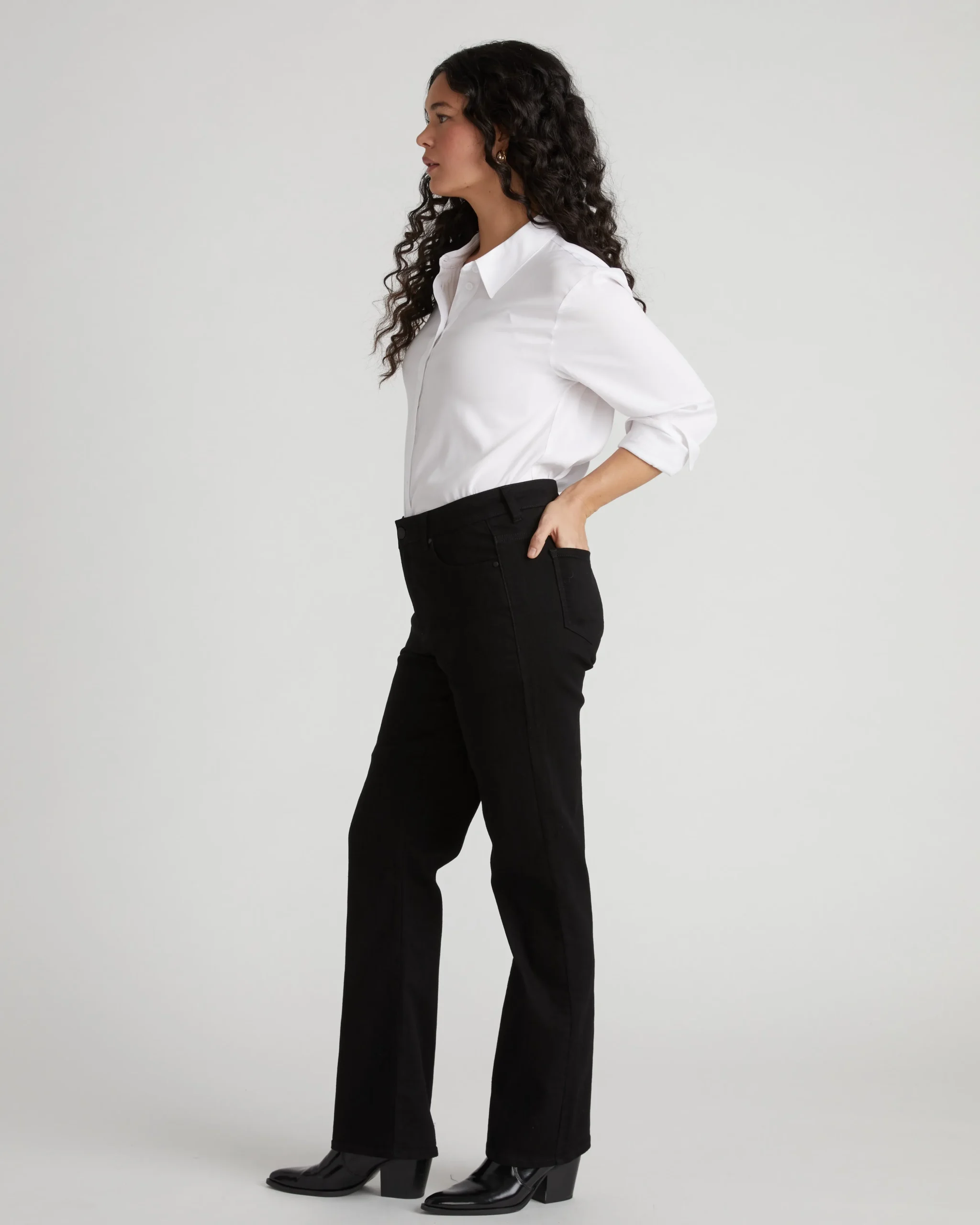 Marne Bootcut Jeans 32 inch Jet Black