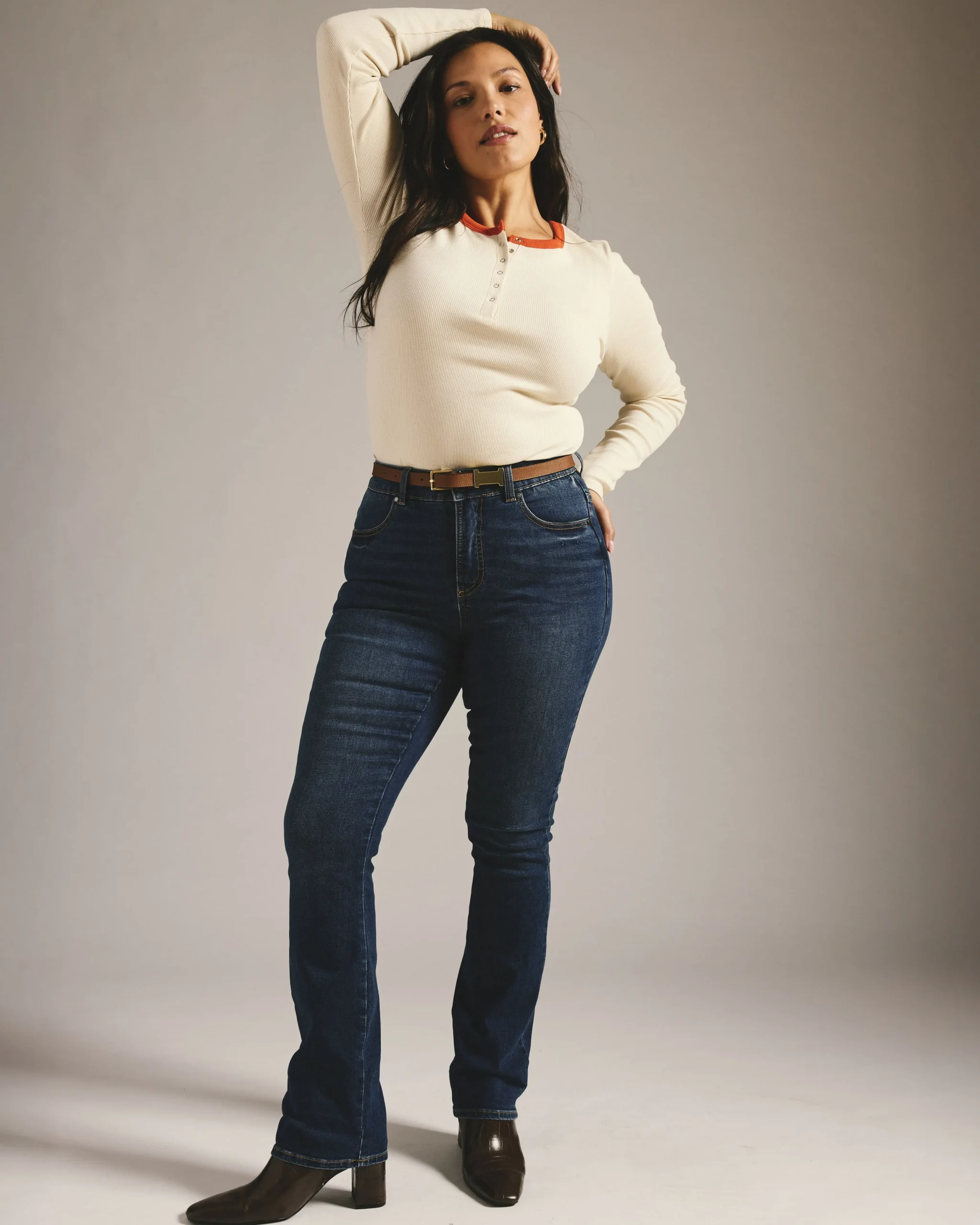 Marne Bootcut Jeans 32 inch Naval Blue Wash