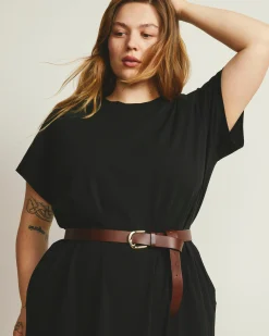Maxi T-Shirt Dress Black