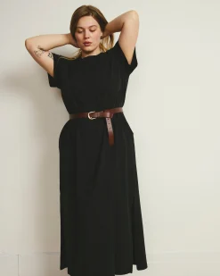 Maxi T-Shirt Dress Black
