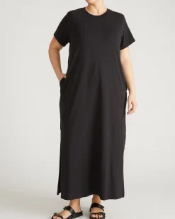 Maxi T-Shirt Dress Black