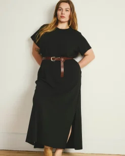 Maxi T-Shirt Dress Black