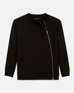 Meridien Zip Sweatshirt Black