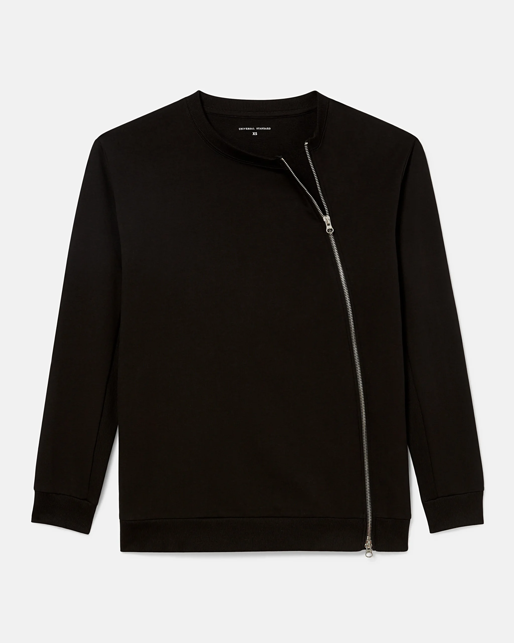 Meridien Zip Sweatshirt Black