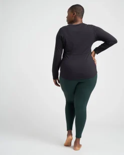 Mia Long Sleeve Movement Tee Black