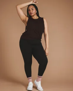 Mia Movement Tank Deep Brown