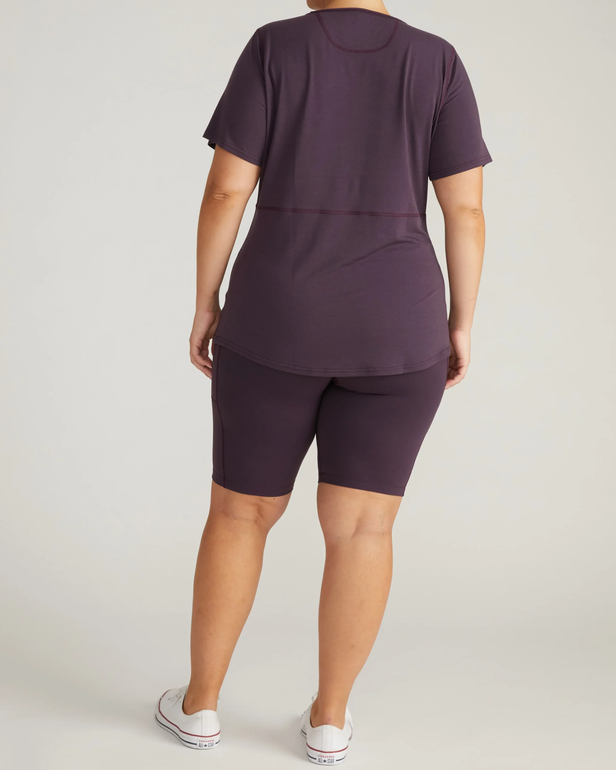 Mia Movement Tee Purple Jewel