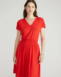 Minetta Liquid Jersey Dress Lipstick