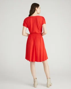 Minetta Liquid Jersey Dress Lipstick