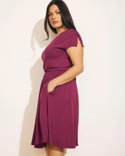 Minetta Liquid Jersey Dress Rothko Purple