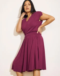 Minetta Liquid Jersey Dress Rothko Purple