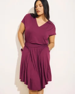 Minetta Liquid Jersey Dress Rothko Purple