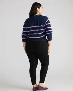 Minimalist Moro Pocket Signature Ponte Pants Black