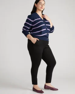 Minimalist Moro Pocket Signature Ponte Pants Black