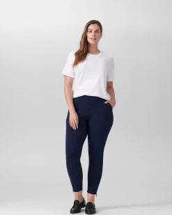 Moro Pocket Signature Ponte Pants Navy