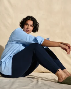 Moro Pocket Signature Ponte Pants Navy
