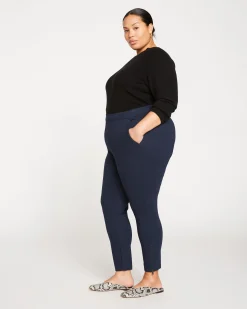 Moro Pocket Signature Ponte Pants Navy