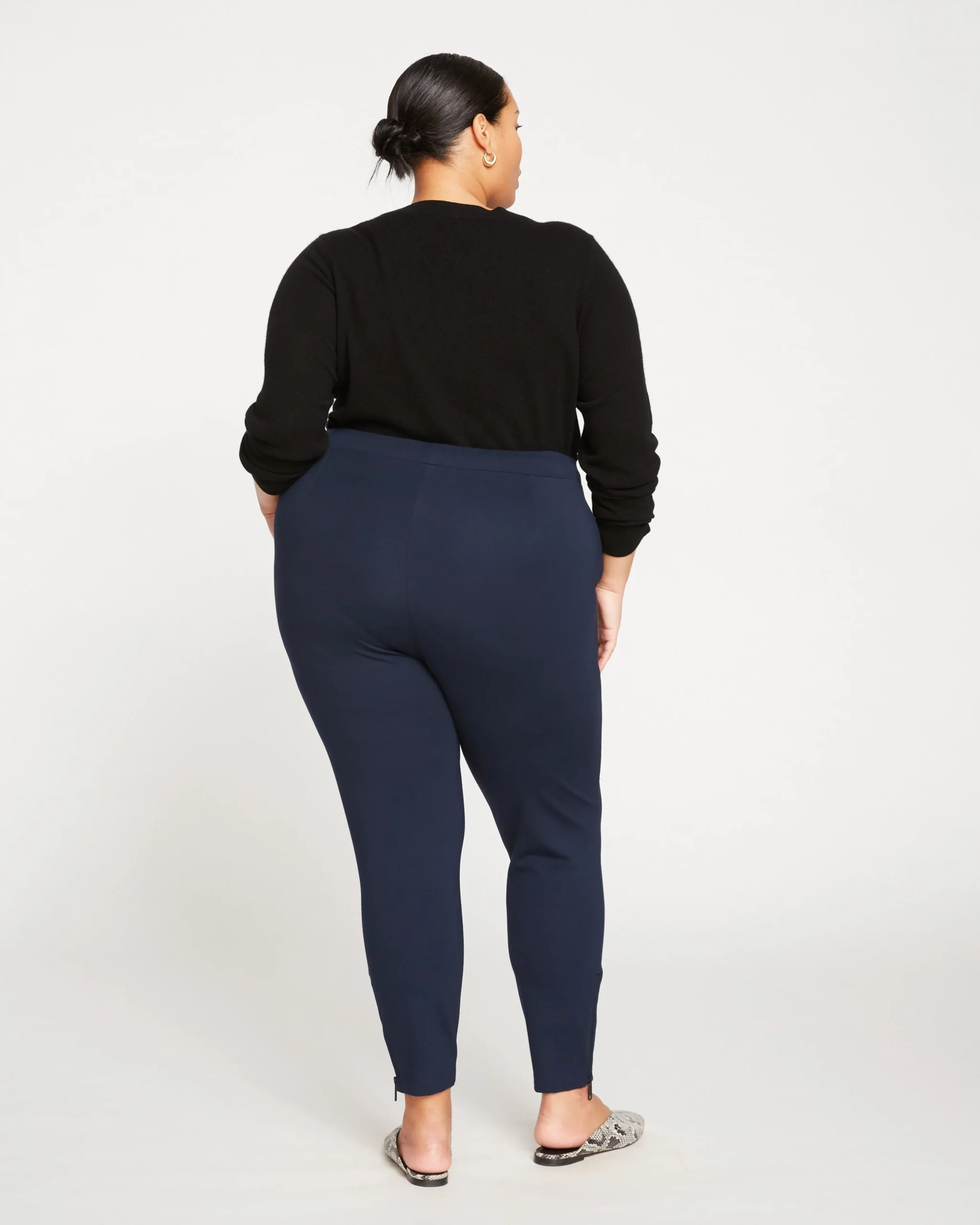 Moro Pocket Signature Ponte Pants Navy