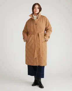 Nehra Quilted Coat Classic Camel