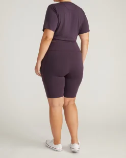 Next-to-Naked Bike Shorts Purple Jewel