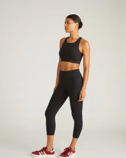 Next-to-Naked Cropped Legging Black