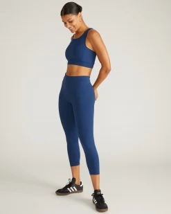 Next-to-Naked Cropped Legging Pageant Blue