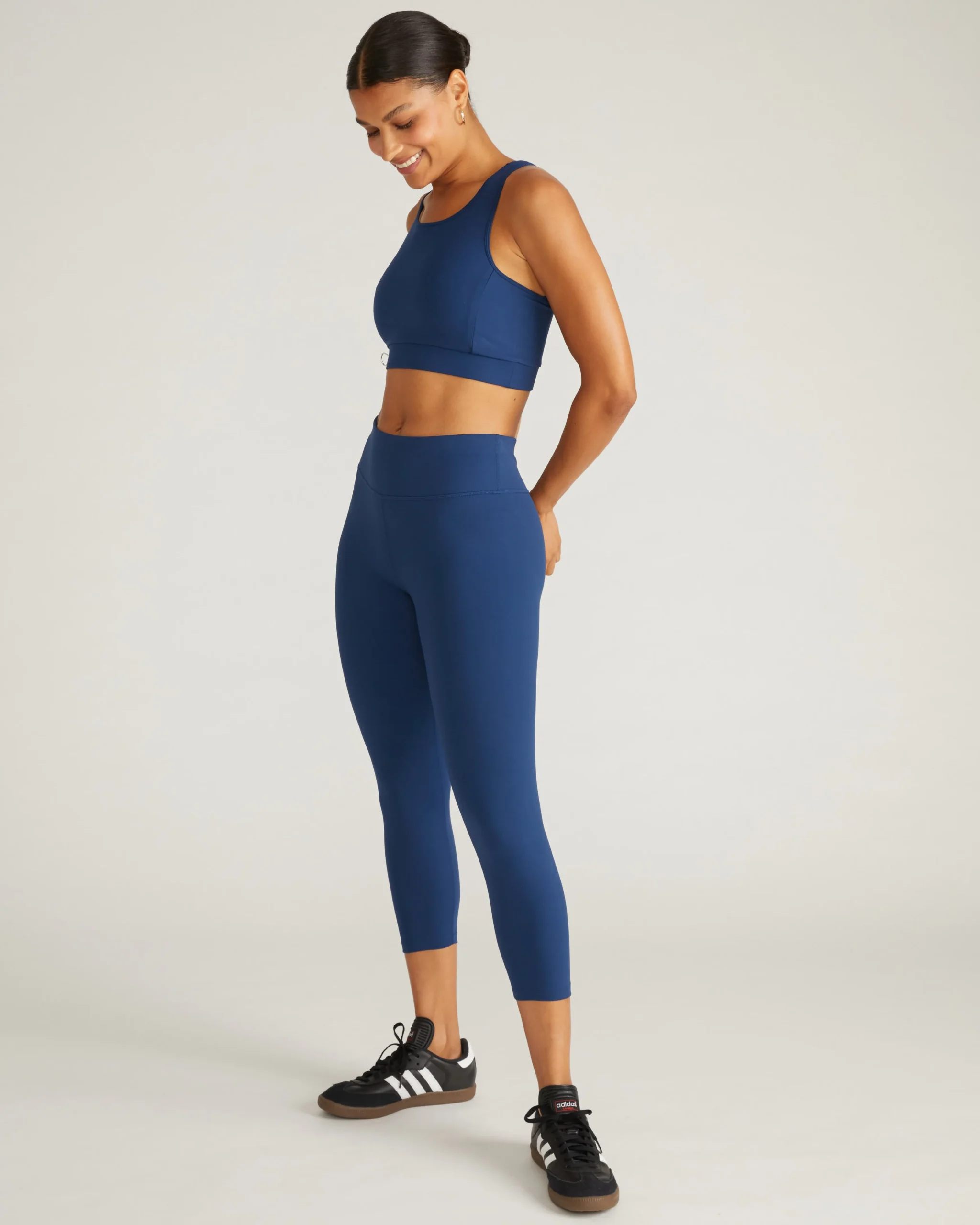 Next-to-Naked Cropped Legging Pageant Blue