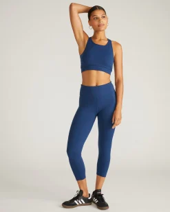 Next-to-Naked Cropped Legging Pageant Blue
