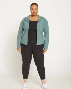 Next-to-Naked Cropped Pocket Legging Black