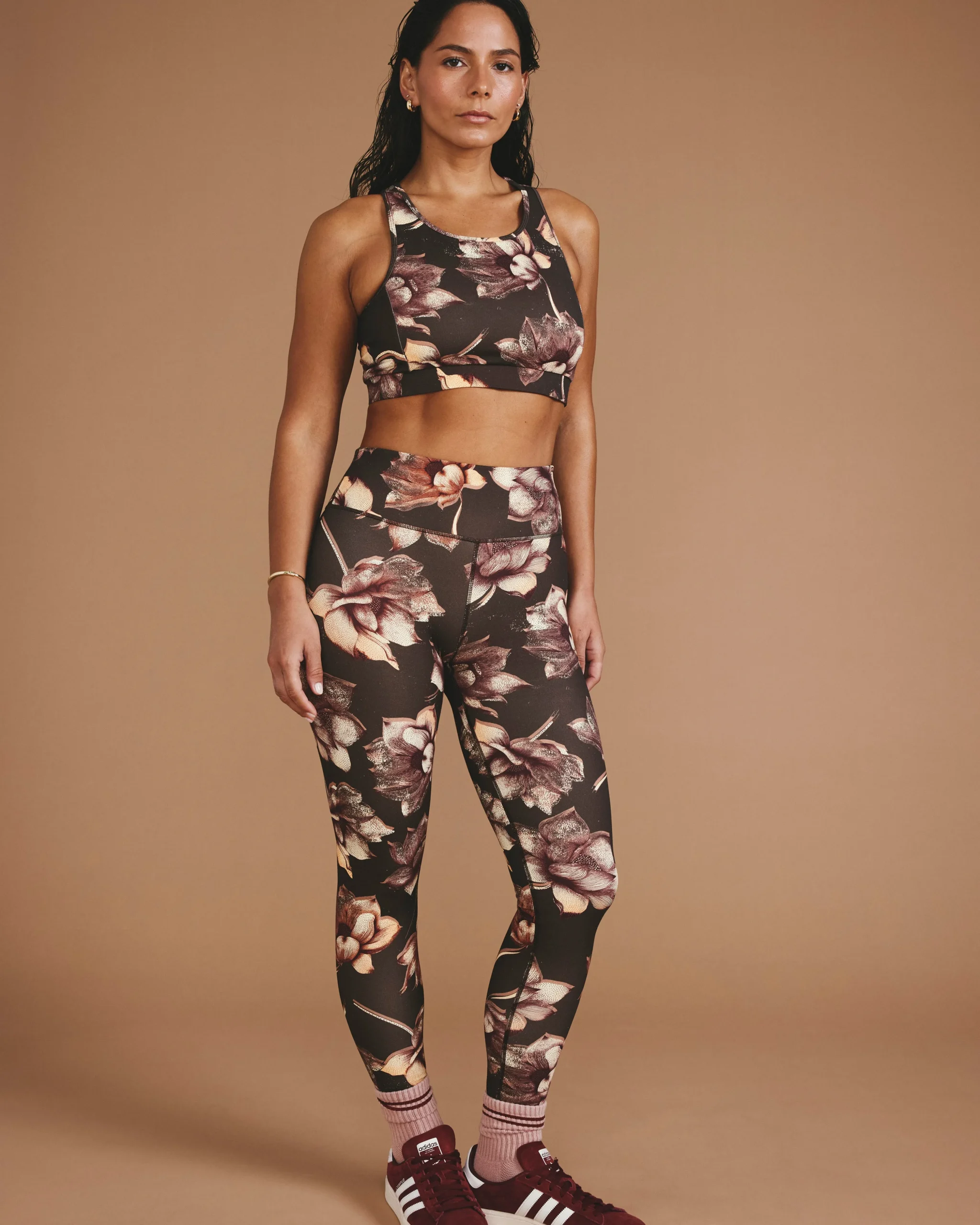 Next-to-Naked Legging Lotus Print