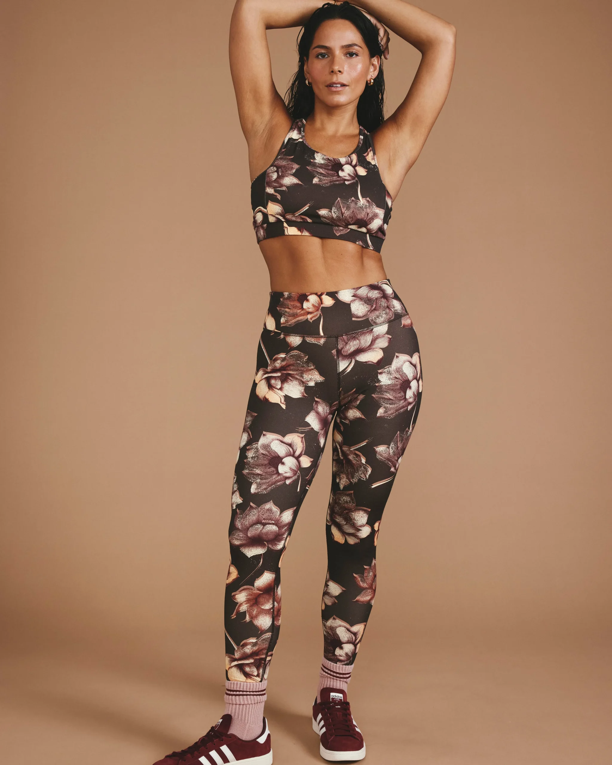 Next-to-Naked Legging Lotus Print